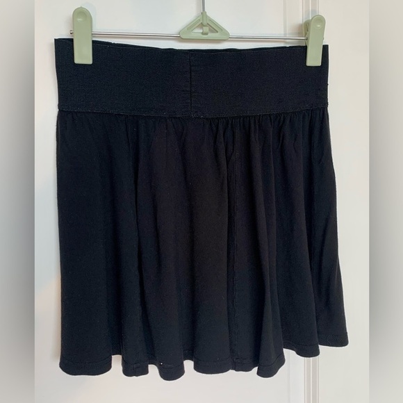 Pleated  Skater Skirt with Elastic Waistband - Picture 2 of 4